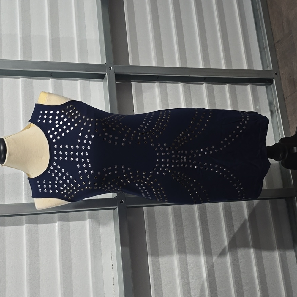 Cynthia Rowley Size Small Pull On Short Bodycon Dress With Studs
